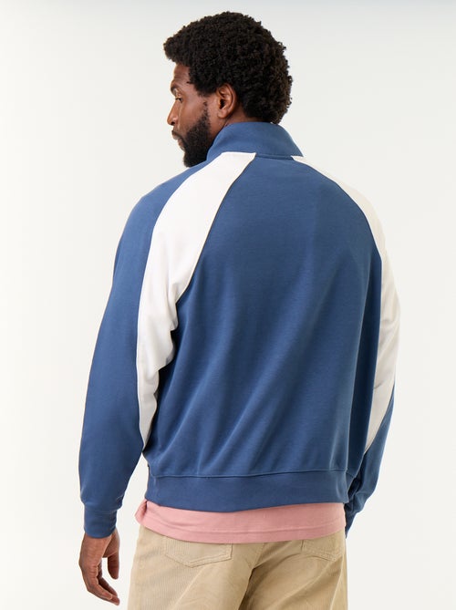 Pull en French Terry col camionneur - Kiabi