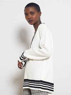 Pull en grosse maille - Kiabi