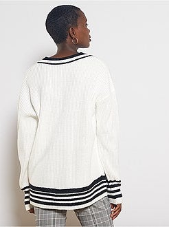 Pull en grosse maille - Kiabi