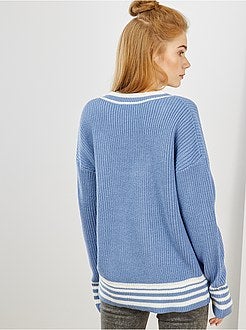 Pull en grosse maille - Kiabi