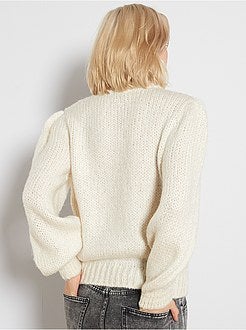 Pull en grosse maille douce - Kiabi