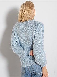 Pull en grosse maille douce - Kiabi