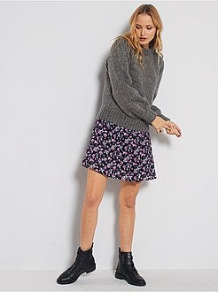 Pull en grosse maille douce - Kiabi