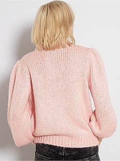 Pull en grosse maille douce - Kiabi