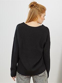 Pull en grosse maille - Kiabi