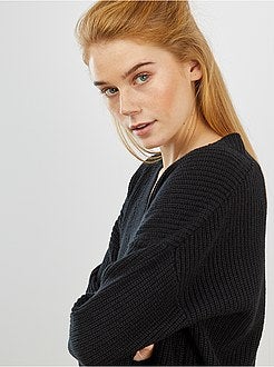 Pull en grosse maille - Kiabi