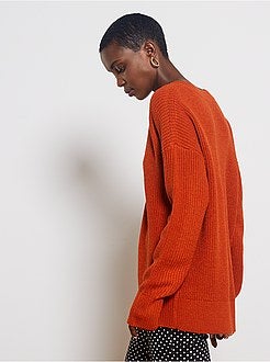 Pull en grosse maille - Kiabi