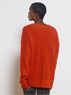 Pull en grosse maille - Kiabi
