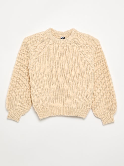 Pull en grosse maille unie - Kiabi Pull en grosse maille unie - Kiabi