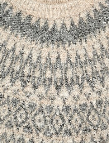 Pull garçon en jacquard - Noël