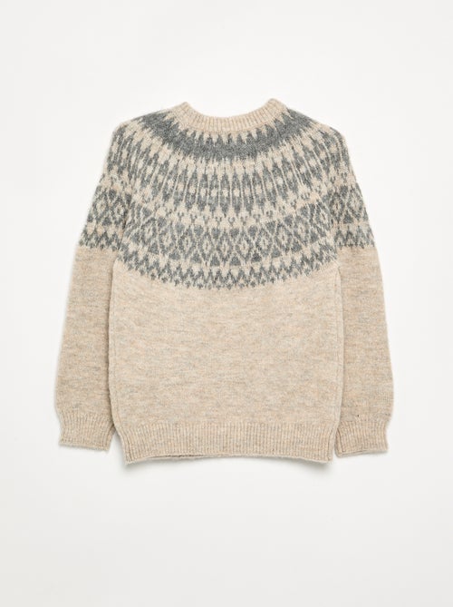 Pull en jacquard - Noël - Kiabi