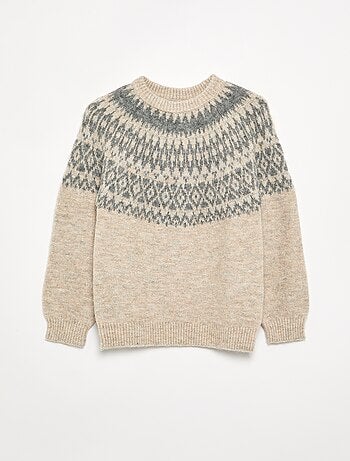 Pull en jacquard