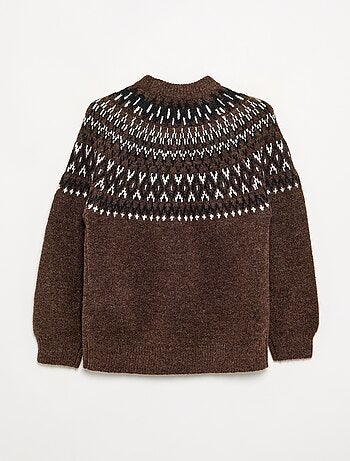 Pull en jacquard