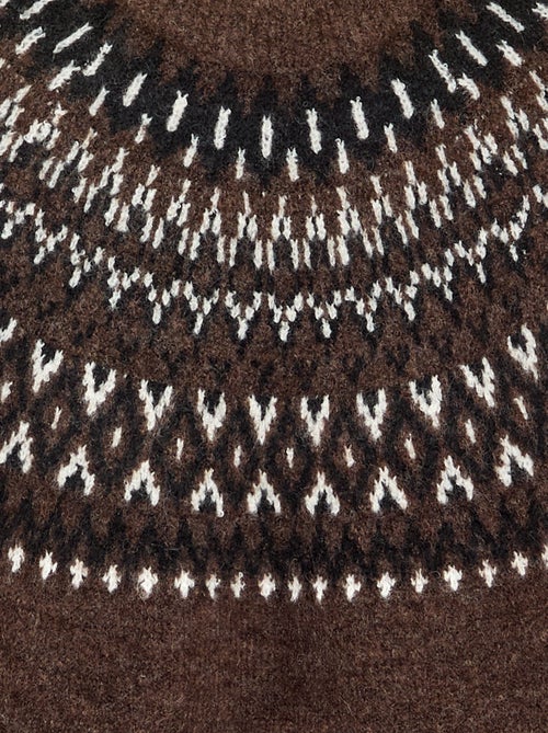 Pull en jacquard - Kiabi