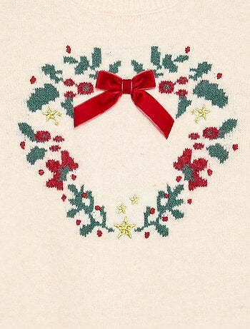 Pull de Noël en jacquard