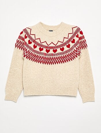 Pull en jacquard 'Noël'