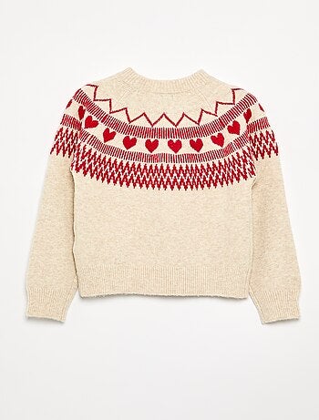Pull en jacquard 'Noël'
