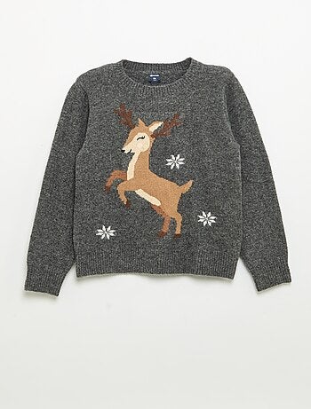 Pull de Noël en jacquard