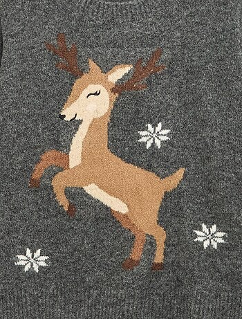Pull de Noël en jacquard