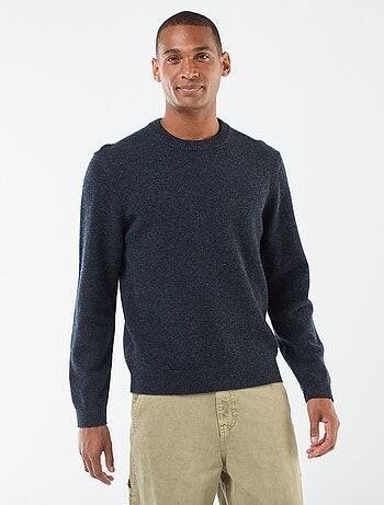 Pull en laine à col rond