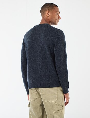 Pull en laine à col rond