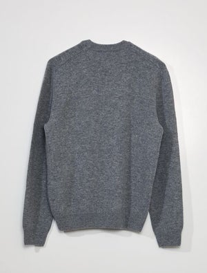 Pull Homme Oxbow En Laine Torsadée - Col Rond, Manches Longues, Style Décontracté Hiver 2025
