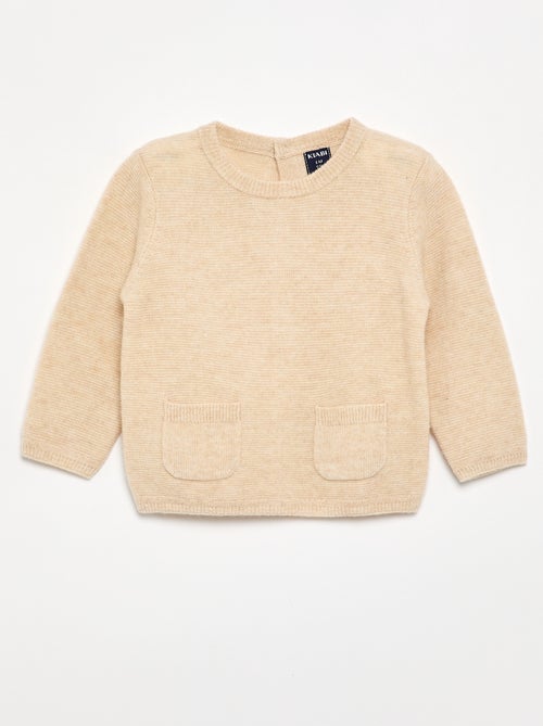 Pull en laine et cachemire - Premium - Kiabi