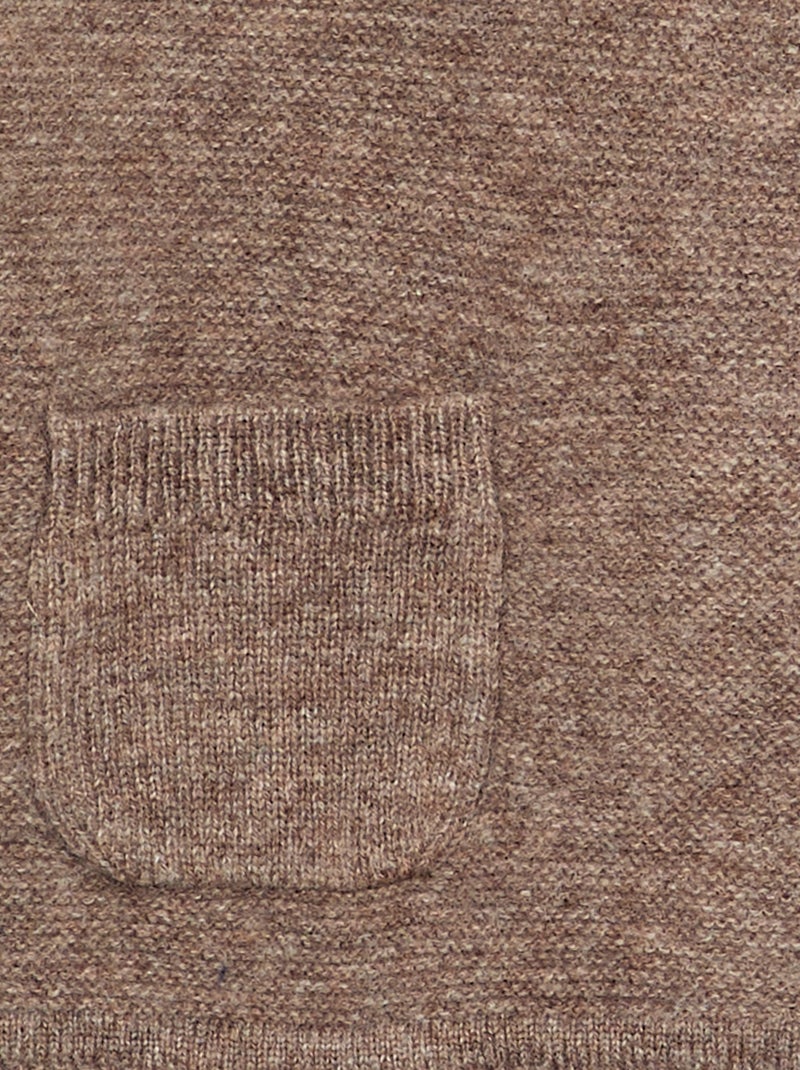 Pull en laine et cachemire - Premium Marron - Kiabi