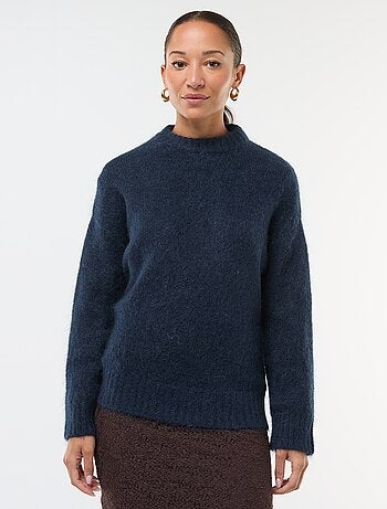 Pull en laine et mohair