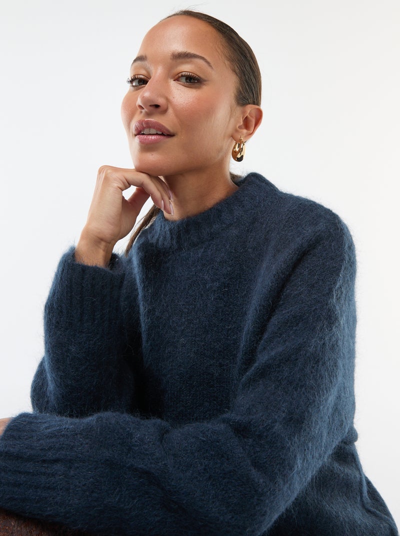 Pull en laine et mohair