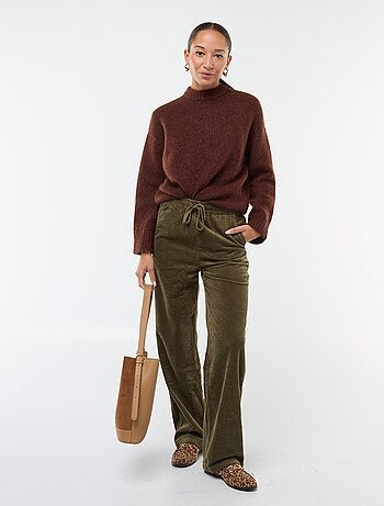 Pull en laine et mohair