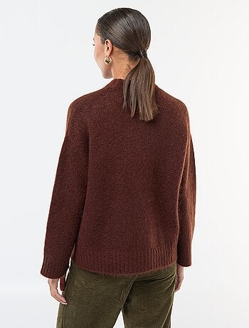 Pull en laine et mohair