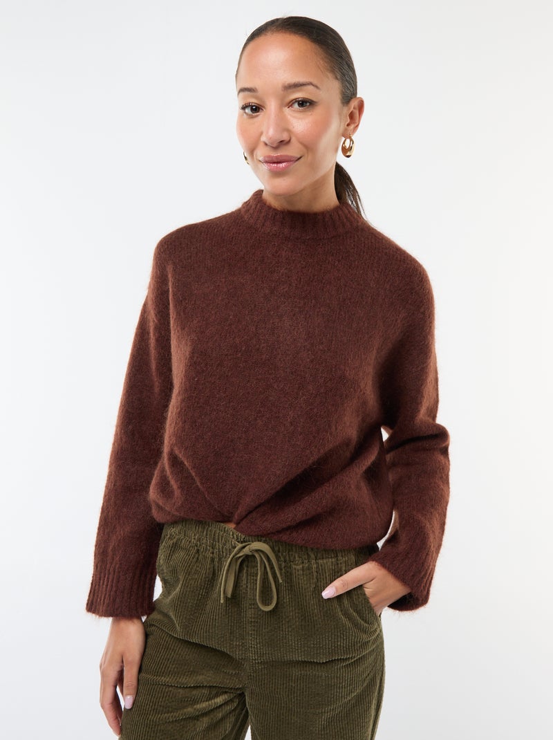 Pull en laine et mohair