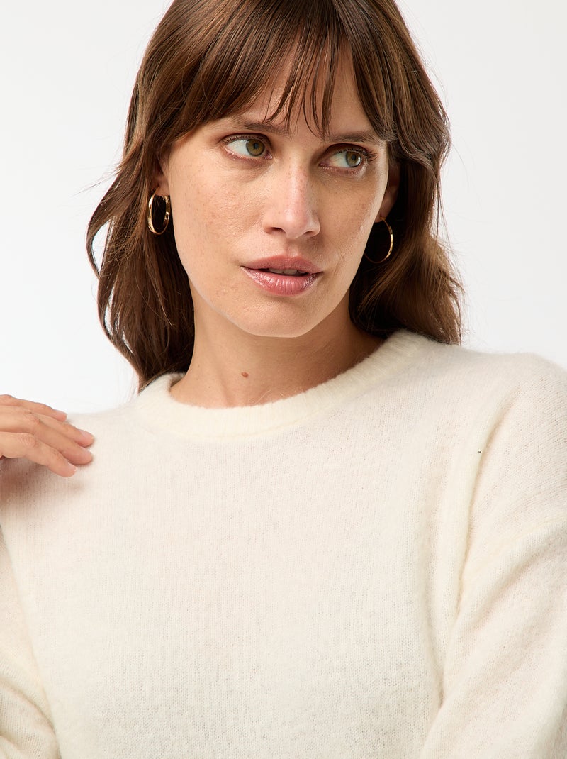 Superbe pull PROMOD bouton au dos taille 44 laine mélangé parfait état
