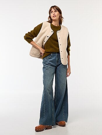 Pull en laine et mohair mélangé
