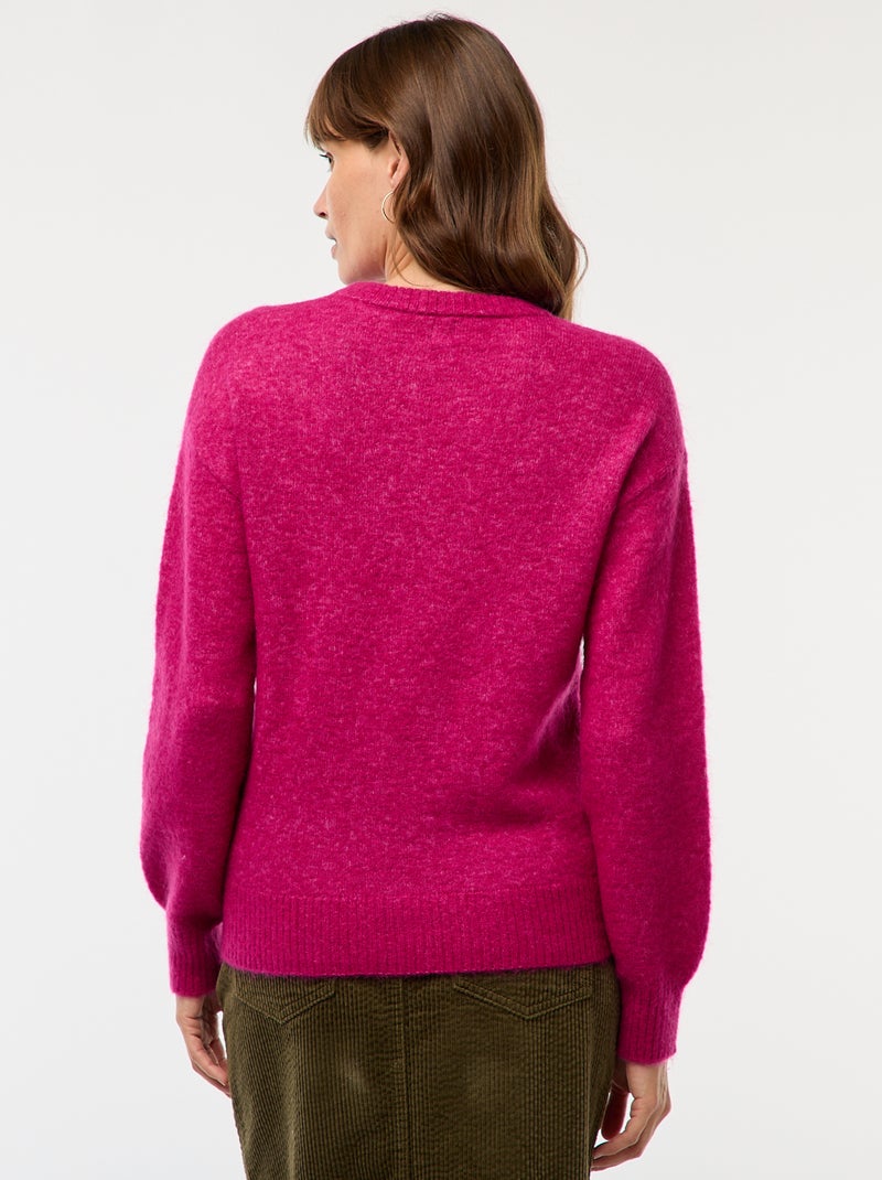 Pull en laine mélangée avec col | Armani Exchange