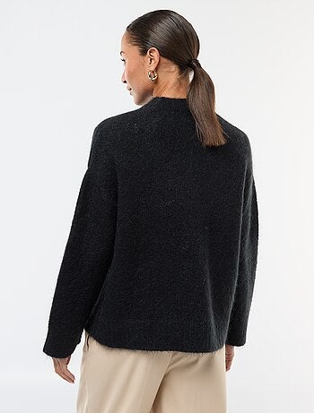 Pull en laine et mohair