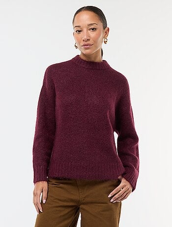 Pull en laine et mohair