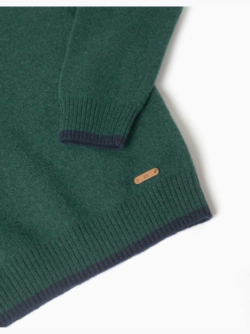 Pull en laine mélangée b&s - Kiabi