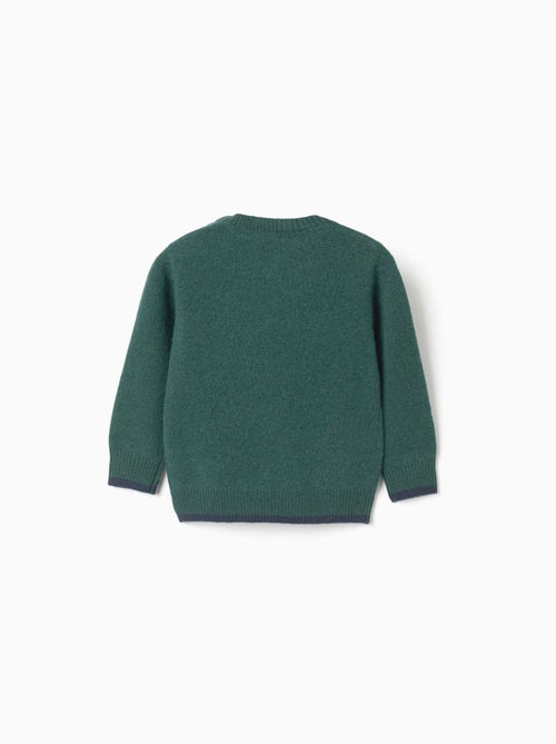 Pull en laine mélangée b&s - Kiabi