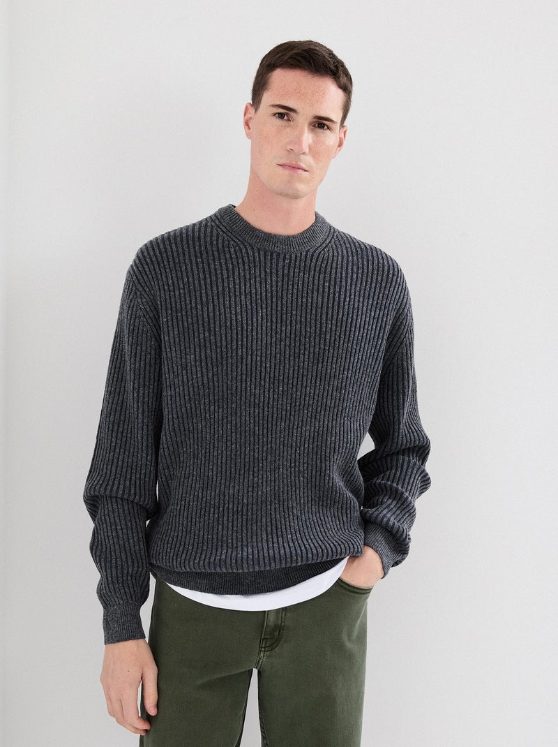 Pull en laine, MO Fashion Bleu - Kiabi