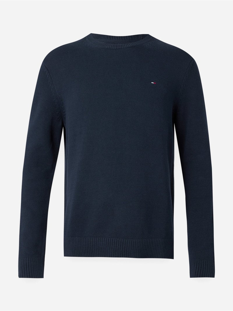 Pull en maille - Tommy jeans Bleu foncé - Kiabi