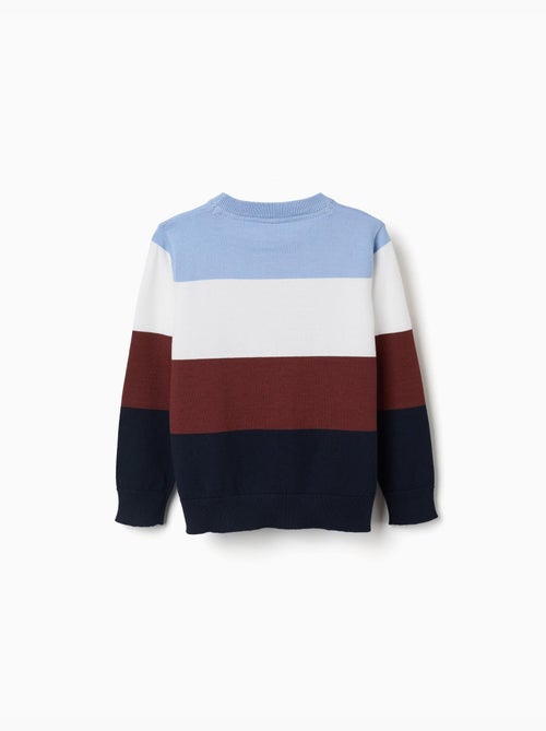 Pull en maille à blocs de couleur - Kiabi Pull en maille à blocs de couleur - Kiabi