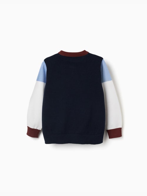 Pull en maille à blocs de couleur - Kiabi Pull en maille à blocs de couleur - Kiabi