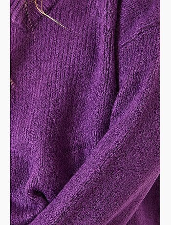 Pull en maille à col en v lucci
