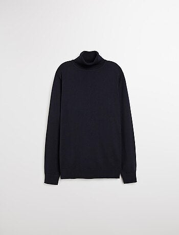 Pull en maille à col montant, MO Fashion