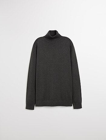 Pull en maille à col montant, MO Fashion