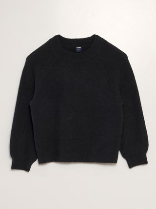 Pull en maille à col rond