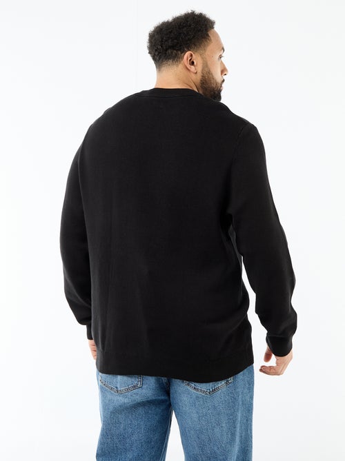 Pull en maille à col rond - Kiabi