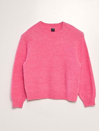 Pull en maille à col rond